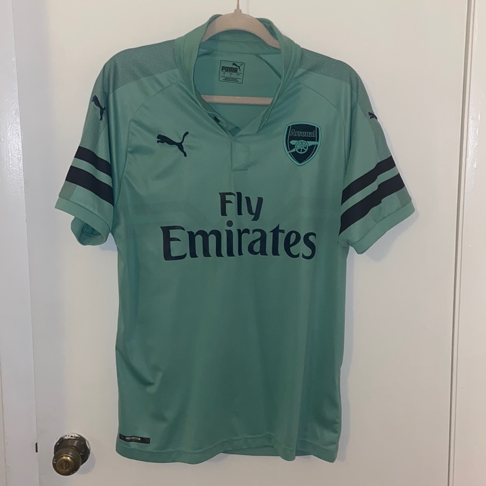 Arsenal FC Soccer Puma Jersey Men’s Sz Large
